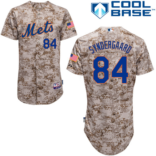 Noah Syndergaard #84 MLB Jersey-New York Mets Men's Authentic Alternate Camo Cool Base Baseball Jersey